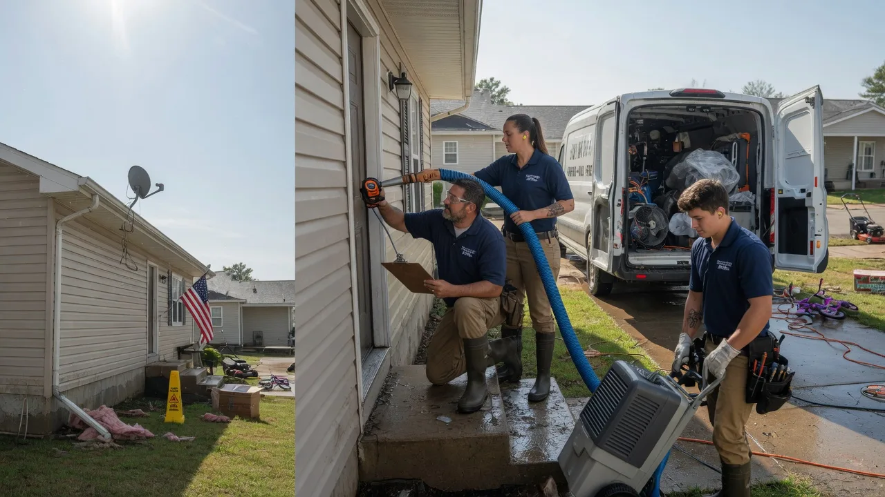Ceiling Water Damage Restoration in Nielsville, MN near me